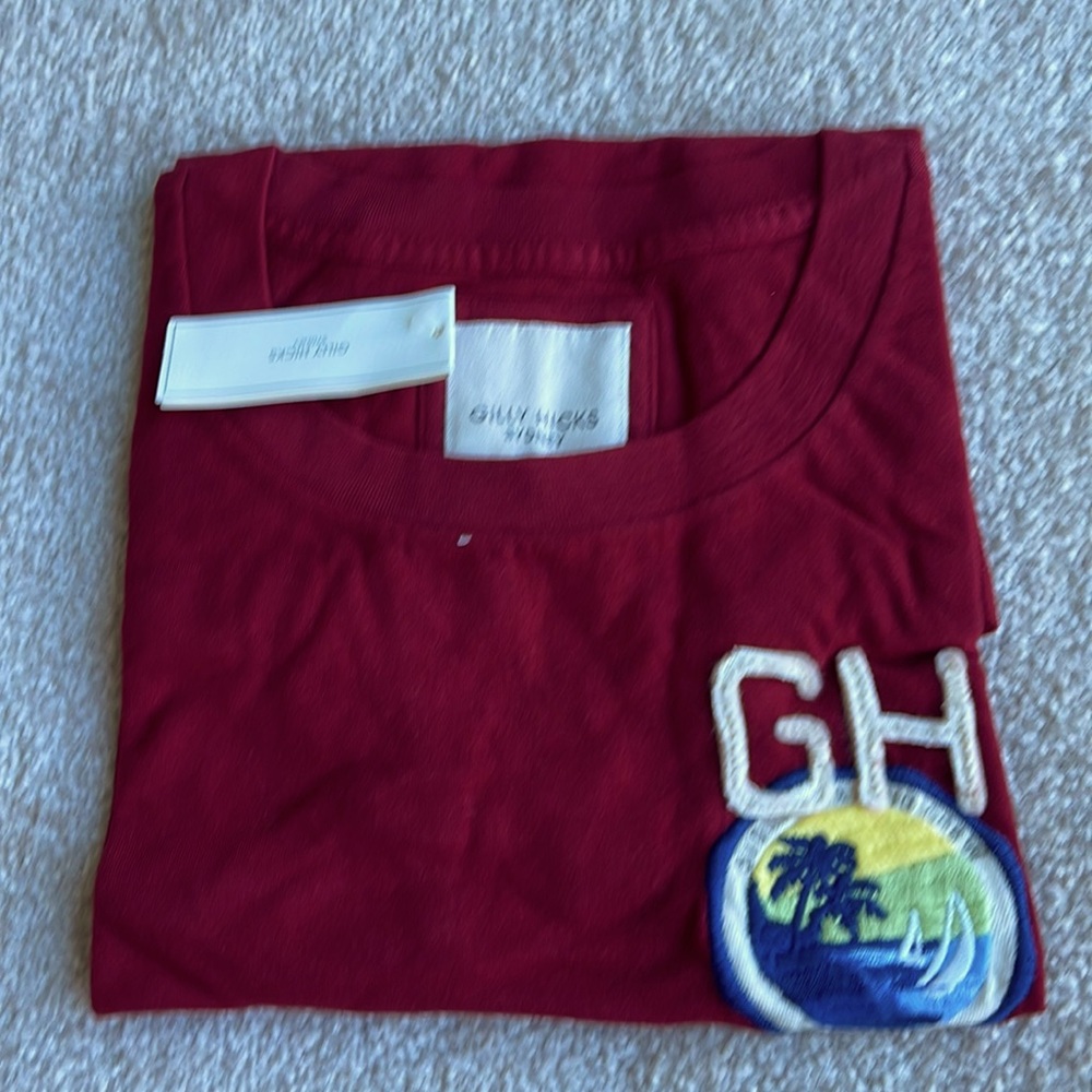 Brand new Gilly Hicks Burgundy tee